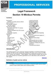 Legal Framework Section 19 Minibus Permits - Community ...