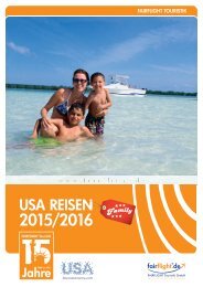 USA Familiy Reisen 2015/2016