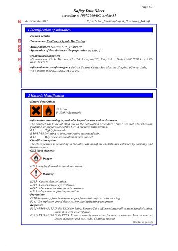 Safety Data Sheet - Micerium SpA