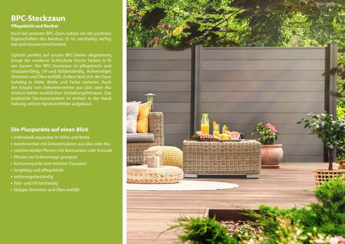 Zubehr BPC / Bambus Unt
