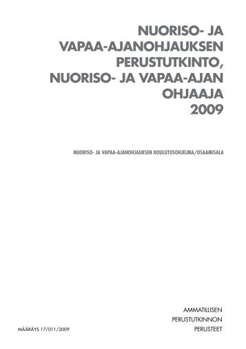 NUORISO- JA VAPAA-AJANOHJAUKSEN ... - Opetushallitus