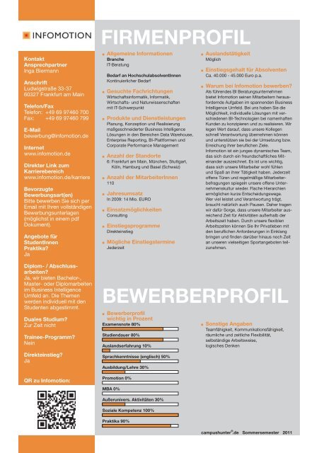 Kompakt - campushunter.de