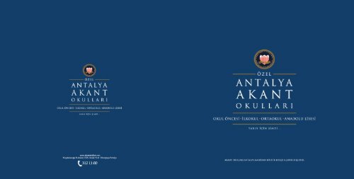 Özel Antalya Akant Okulları Kataloğu