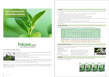 High Concentrated EDTA Chelated Micro Nutrients