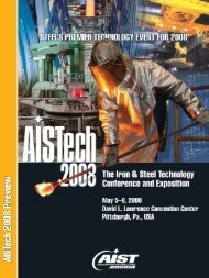 AISTech 2008 PreviewAISTech 2008 Preview - Association for Iron ...