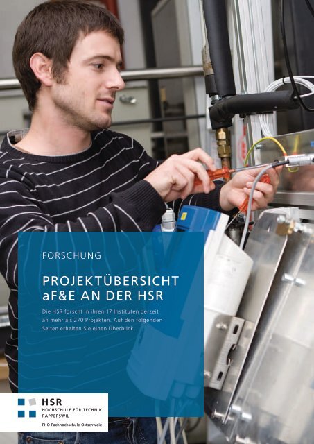 hsr forschungsuebersicht 2011 - HSR Hochschule fÃ¼r Technik ...
