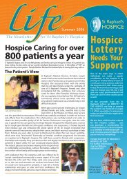 Hospice Lottery - St Raphael's Hospice