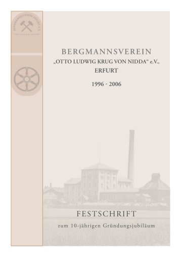 erfurt und der salzbergbau - Bergmannsverein Erfurt eV