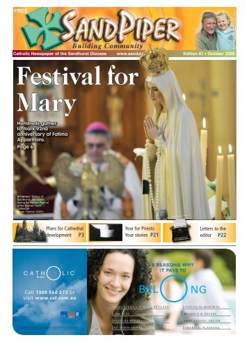 Your stories P21 Letters to the editor P22 - Catholic Diocese of ...