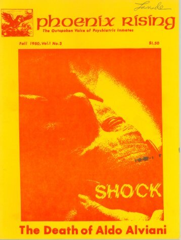 Vol. 1, No. 3 - Psychiatric Survivor Archives of Toronto