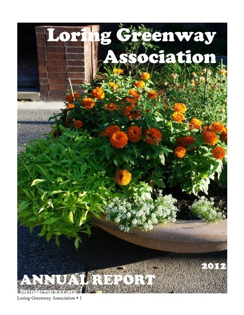 2012 Annual Report - Loring Greenway Association