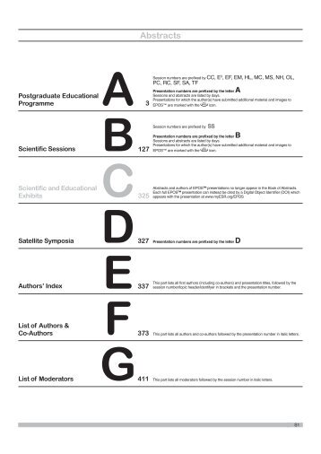 Postgraduate Educational Programme - myESR.org