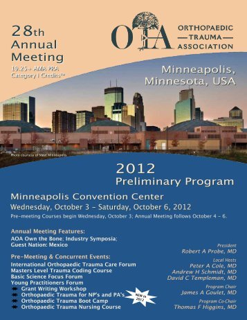 Preliminary Program - Orthopaedic Trauma Association