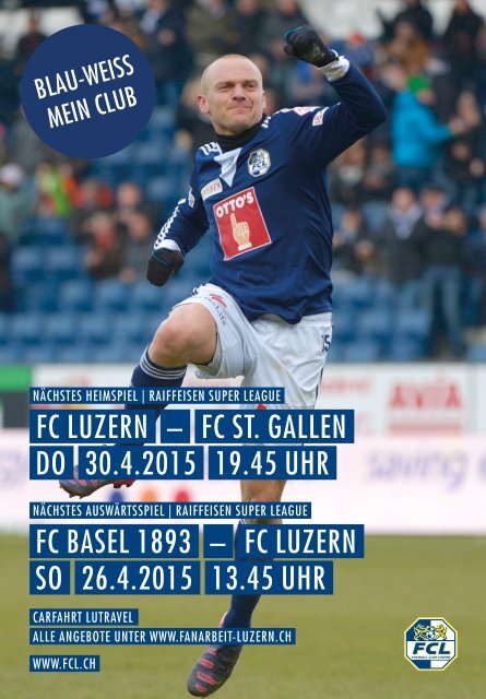 FC LUZERN Matchzytig N°14 14/15 (RSL 28)