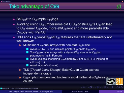 Par4all: Auto-Parallelizing C and Fortran for the CUDA Architecture