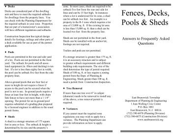 Fences, Decks, Pools & Sheds - East Brunswick