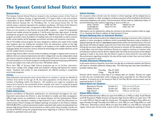 The 2009-2010 Calendar & Directory - Syosset High School