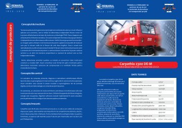 Locomotive diesel electrice modernizate Carpathia 2300 ... - Remarul