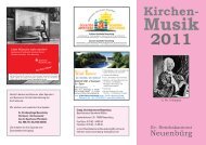 Kirchen- - Evangelische Kirchengemeinde Neuenbürg