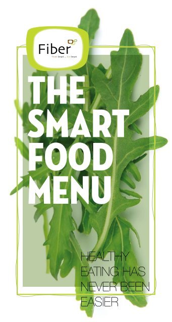 THE SMART FOOD MENU