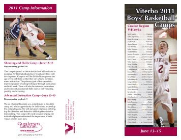 2011 Camp Information June 13â15 - Viterbo University Athletics