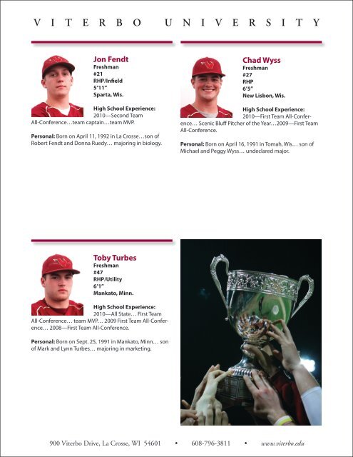 2011 Baseball.pdf - Viterbo University Athletics