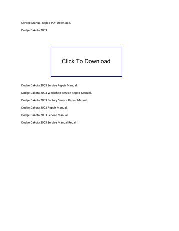 dodge durango 1998 1999 2000 2001 2002 2003 auto service manual repair