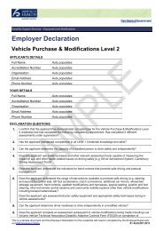 Employer Declaration Sample - Disability Funding