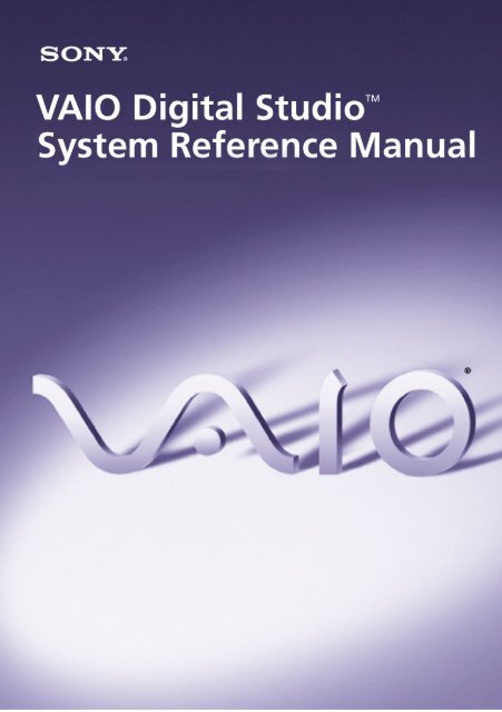 Sony PCV-RZ20CGP - System Reference Manual