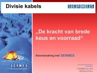 Divisie kabels „De kracht van brede keus en voorraad“