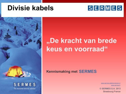 Divisie kabels „De kracht van brede keus en voorraad“