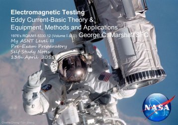 Electromagnetic Testing-Eddy Current-Equipment, Methods and Applications