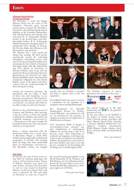 2007 (Issue 1 of 2) - The Canadian Chamber of Commerce in the ...