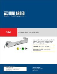 SPO SERIES SINGLE POINT LOAD CELLS