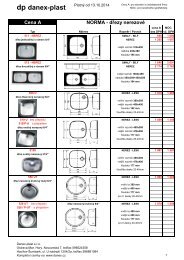 KuchyÅskÃ© dÅezy NORMA - DANEX-PLAST s.r.o.