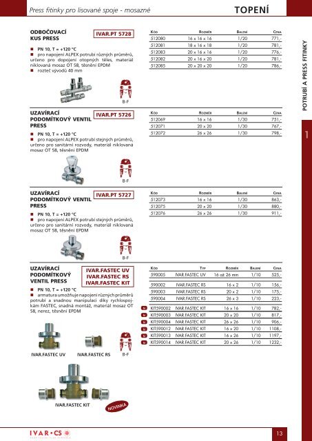 CenÃ­k Katalog - Genova Bohemia sro