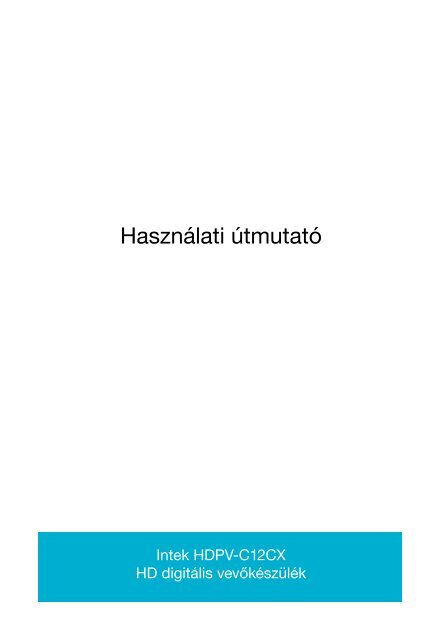 Használati útmutató - PR-Telecom