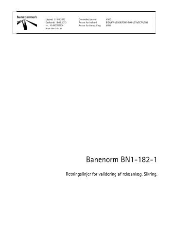 Banenorm BN1-182-1 - Banedanmark