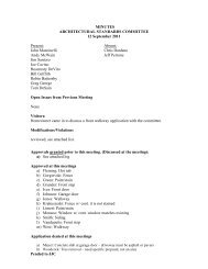 MINUTES ARCHITECTURAL STANDARDS COMMITTEE 12 ...