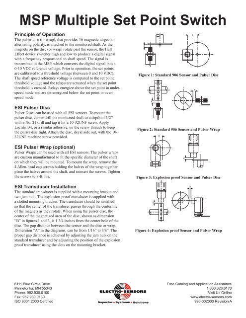 MSP Multiple Set Point Switch - Electro-Sensors, Inc.