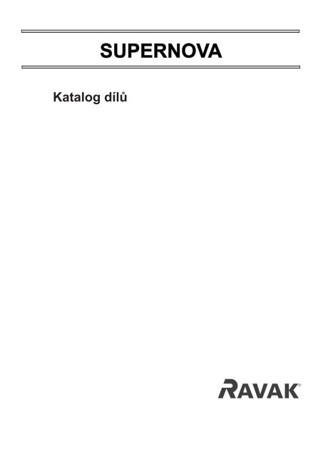 Katalog nÃ¡hradnÃ­ch dÃ­lÅ¯ Supernova