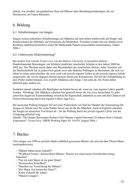 Das Männerhassbuch - Wieviel »Gleichberechtigung« verträgt das ...