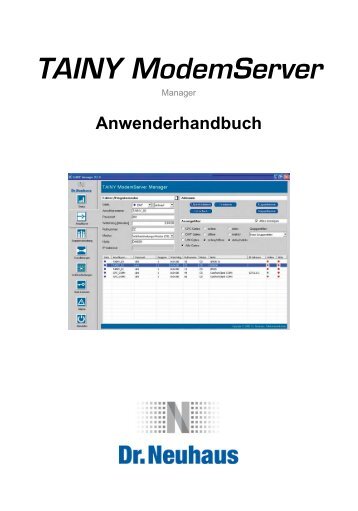 TAINY ModemServer - Dr. Neuhaus Telekommunikation GmbH