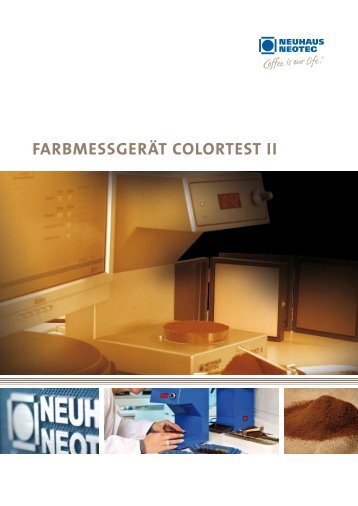 Farbmessgerät COLOrtest II - Neuhaus Neotec