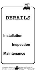 WCH Derail Handbook - Western-Cullen-Hayes Inc.