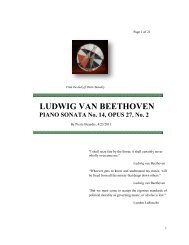 BEETHOVEN SONATA OPUS 27, NO. 2.pdf - Pierre Beaudry's ...