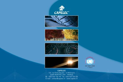 Brochure CAPELEC UK - Madhus Garage Equipments