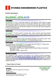 SOLARENE GPPS, G-116 HYUNDAI ENGINEERING PLASTICS