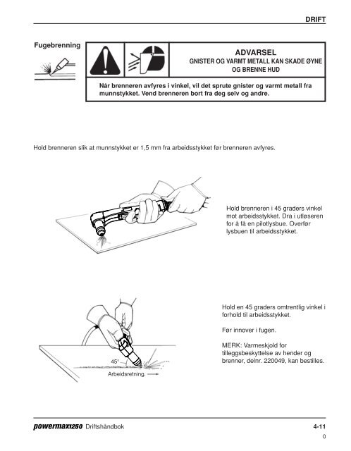 Se Bruksanvisning - Fossdal Services AS