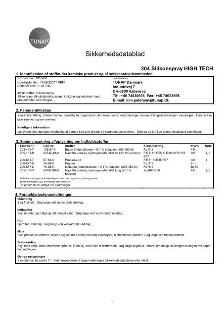 TUNAP 204 Silikone - Flex1one